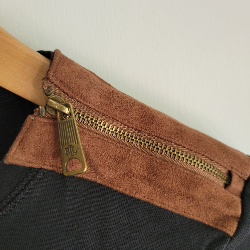 Ralph Lauren Long Sleeve Elbow Patch Tee - Picture 4 of 6